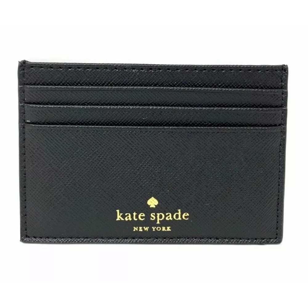 Kate Spade Graham Glitter Wallet/Card Holder Black